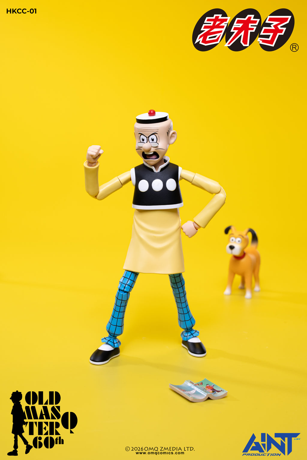 (預訂) AINT Production「老夫子 𝟲𝟬週年紀念版」1/12 比例可動人偶