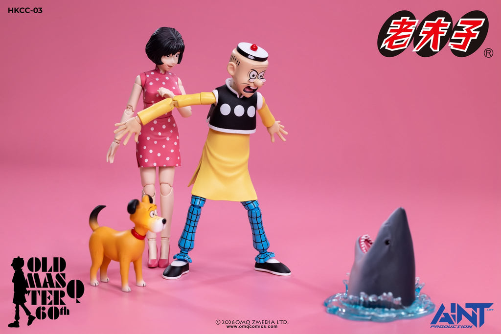 (預訂) AINT Production「老夫子 𝟲𝟬週年紀念版」1/12 比例秦先生及陳小姐套裝