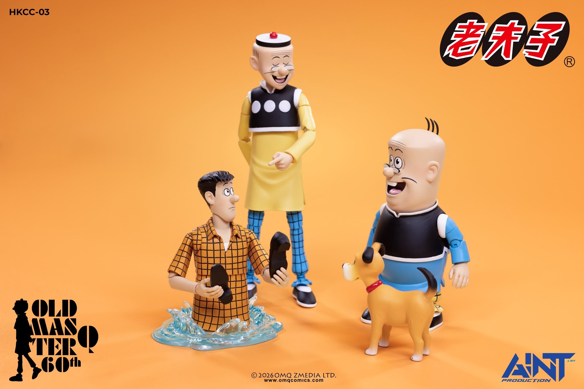 (預訂) AINT Production「老夫子 𝟲𝟬週年紀念版」1/12 比例秦先生及陳小姐套裝